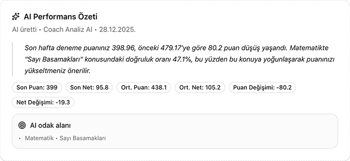 Yapay Zeka ile Öğrenci Analizi